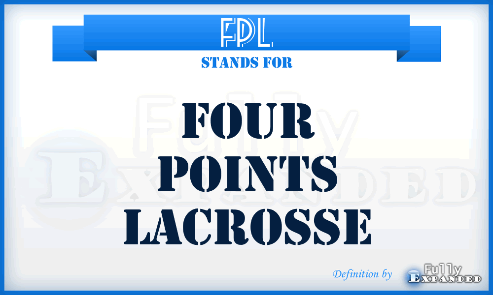 FPL - Four Points Lacrosse