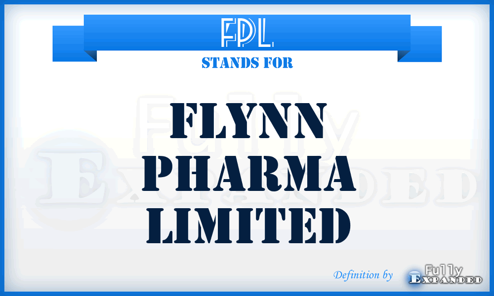FPL - Flynn Pharma Limited