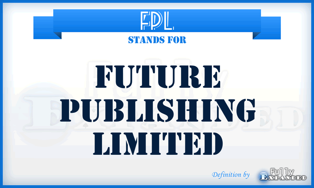 FPL - Future Publishing Limited