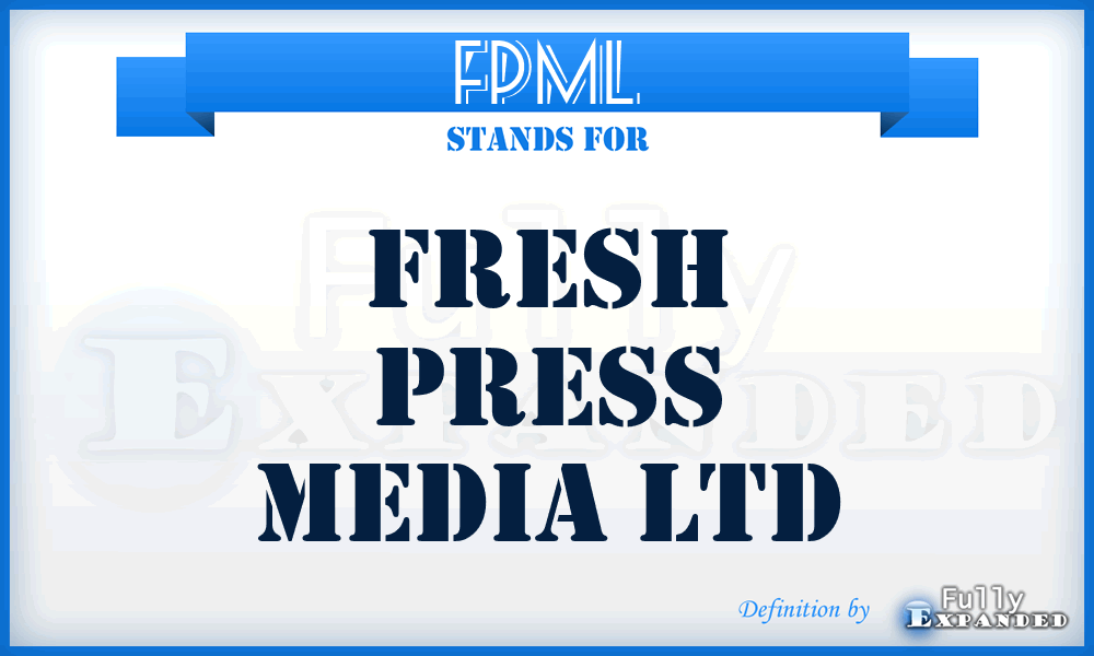 FPML - Fresh Press Media Ltd