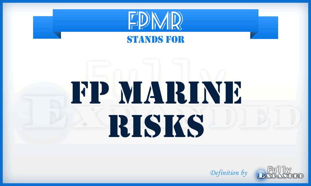 FPMR - FP Marine Risks