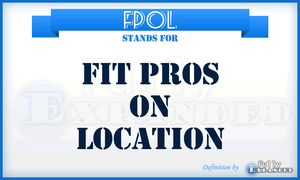 FPOL - Fit Pros On Location