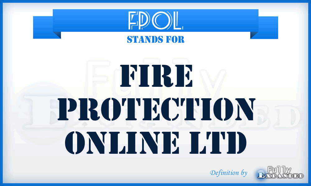 FPOL - Fire Protection Online Ltd