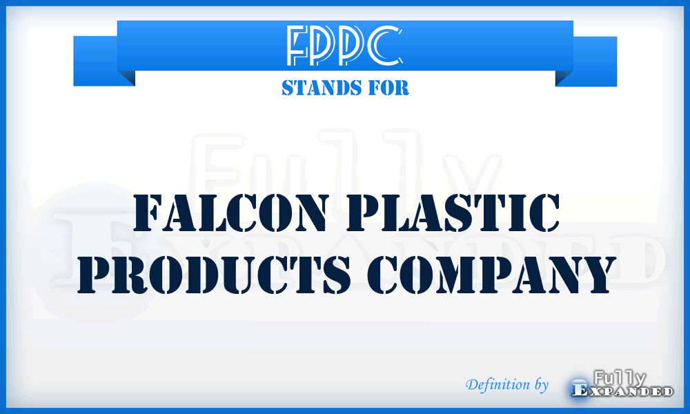 FPPC - Falcon Plastic Products Company