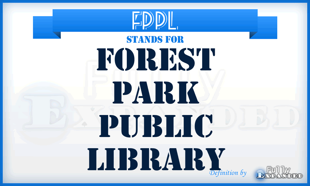 FPPL - Forest Park Public Library