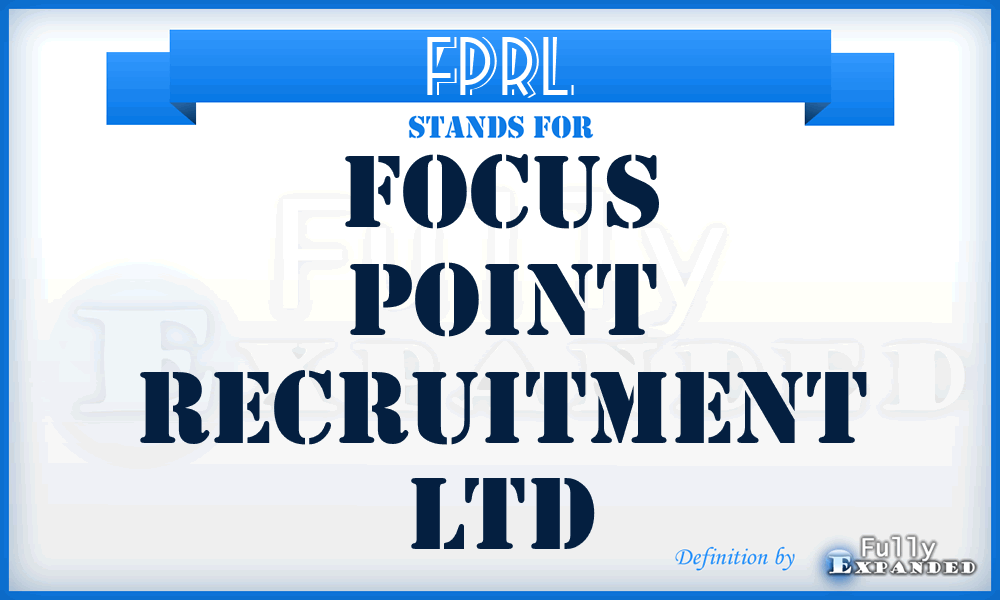 FPRL - Focus Point Recruitment Ltd