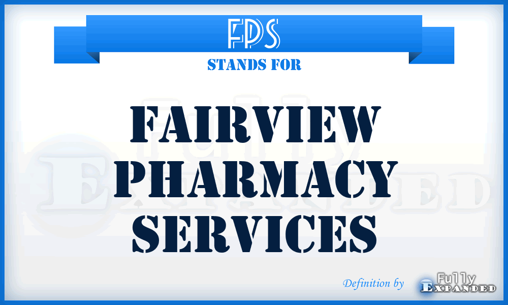 FPS - Fairview Pharmacy Services