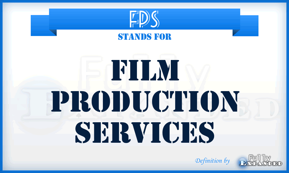 FPS - Film Production Services