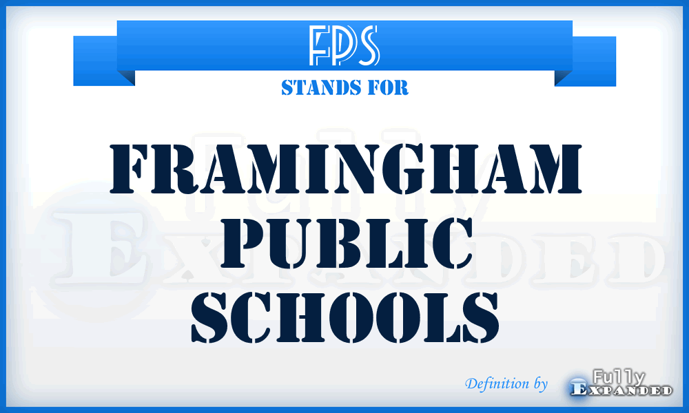 FPS - Framingham Public Schools