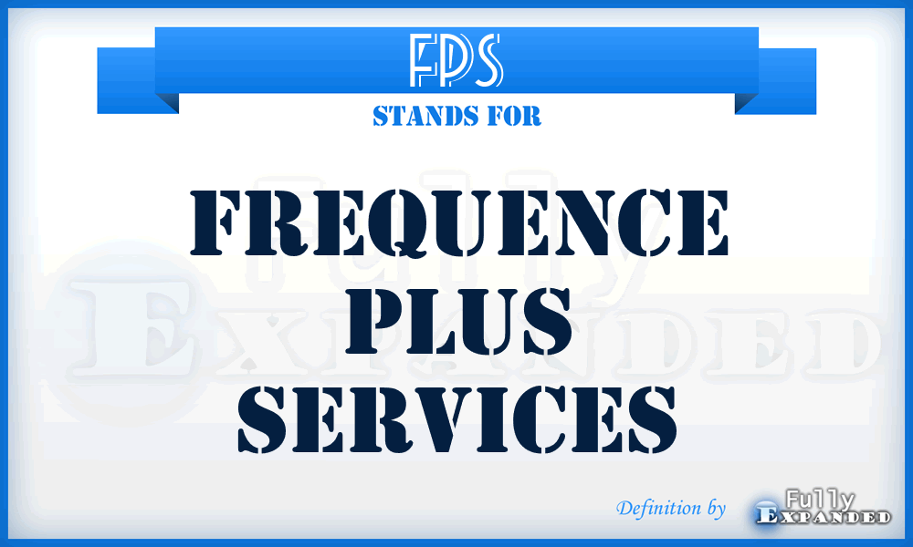 FPS - Frequence Plus Services