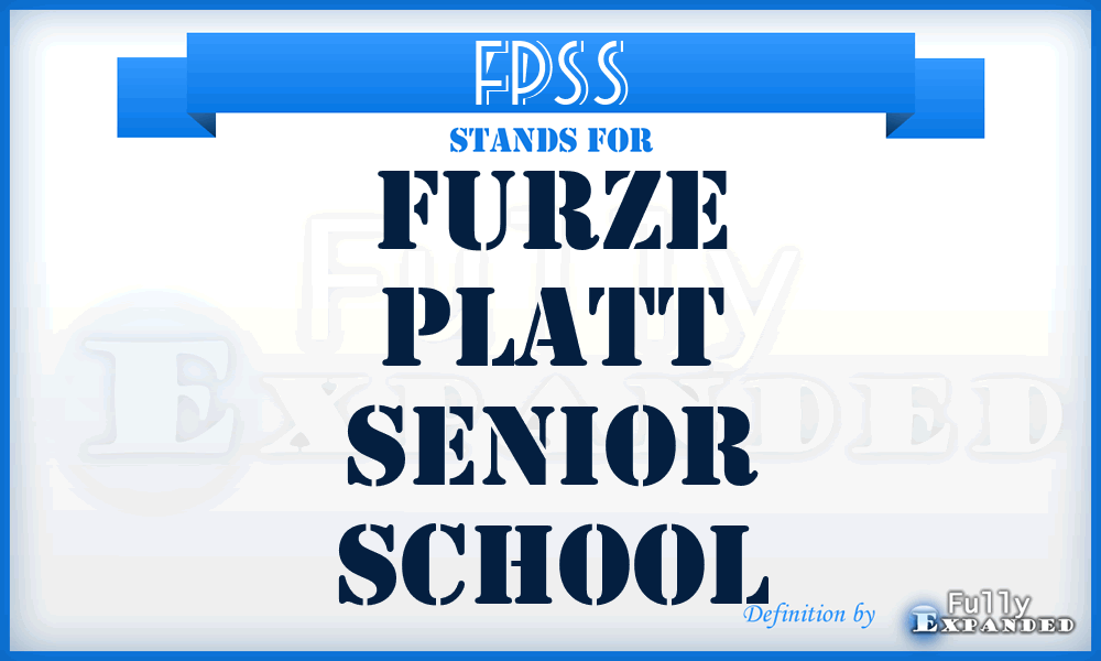 FPSS - Furze Platt Senior School