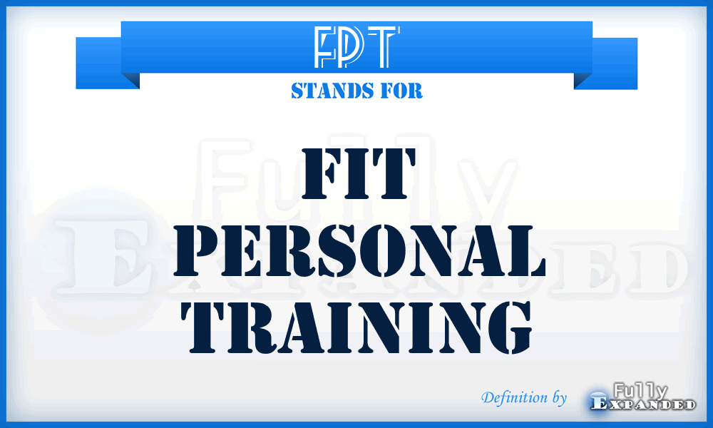FPT - Fit Personal Training