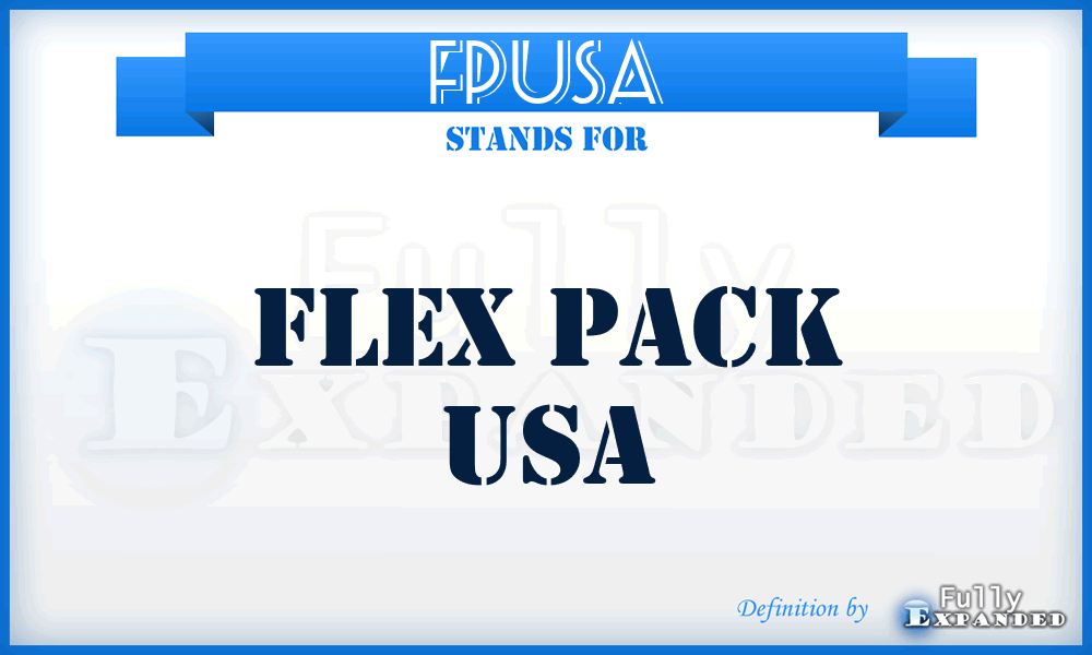 FPUSA - Flex Pack USA