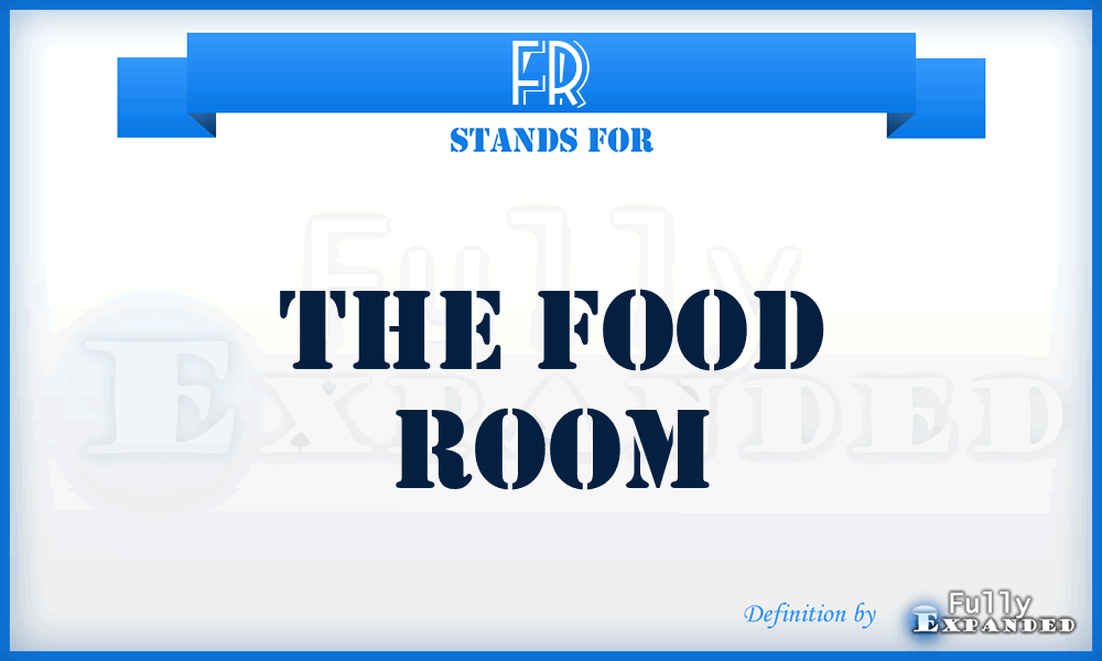 FR - The Food Room