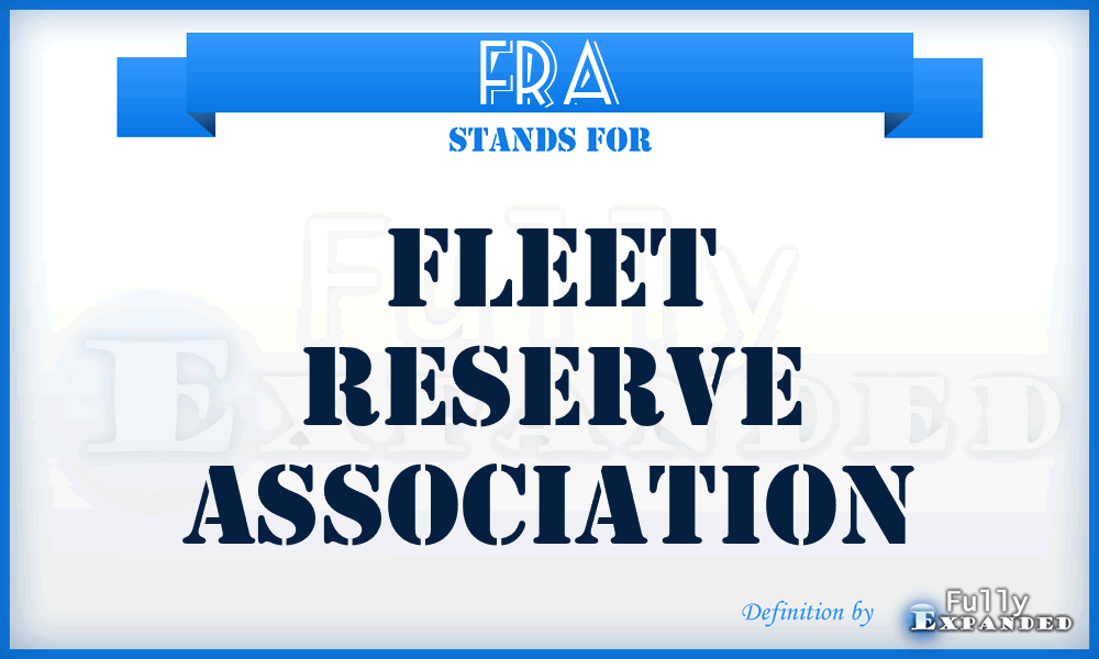 FRA - Fleet Reserve Association
