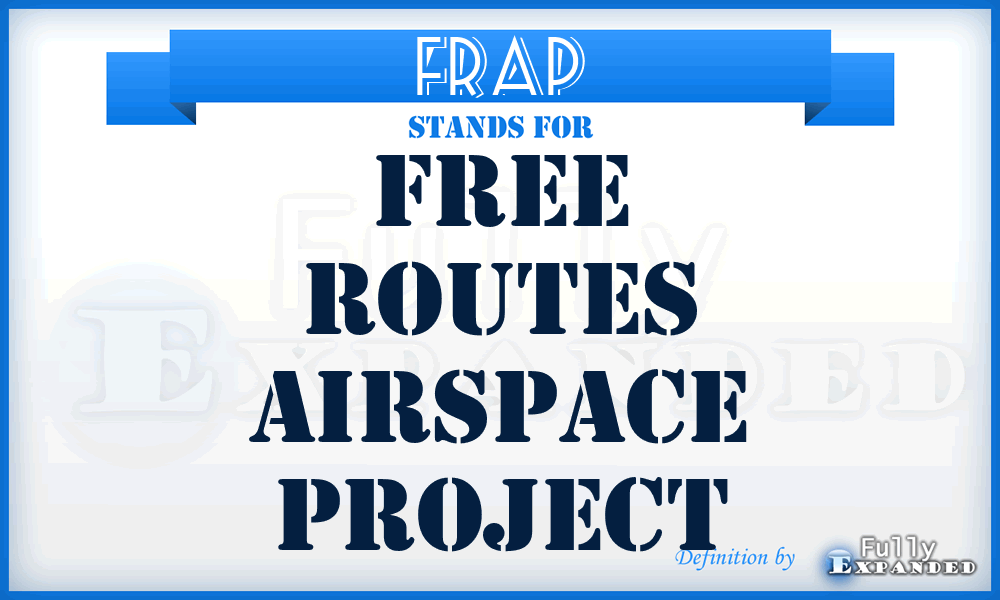 FRAP - Free Routes Airspace Project