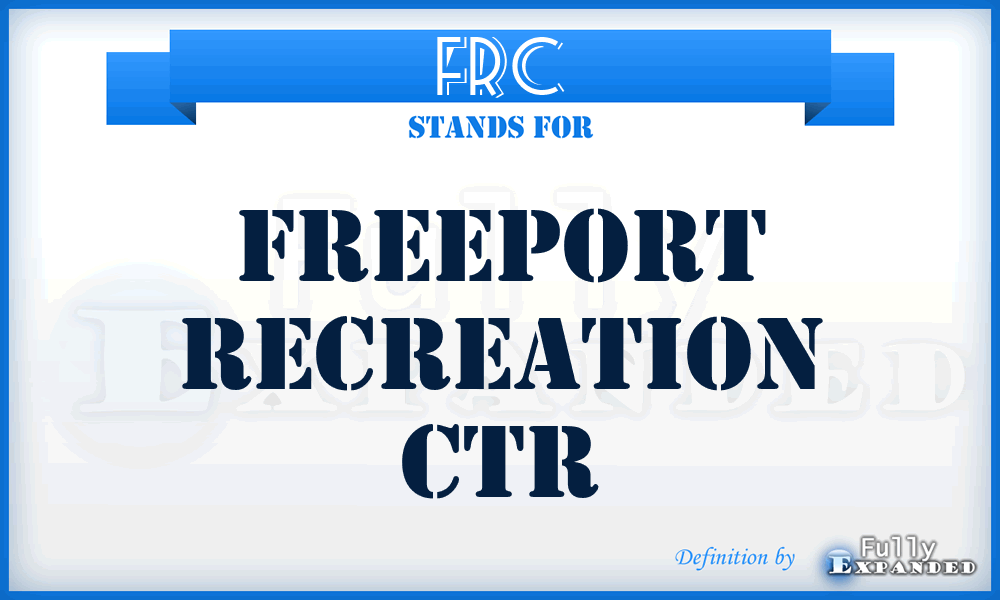 FRC - Freeport Recreation Ctr