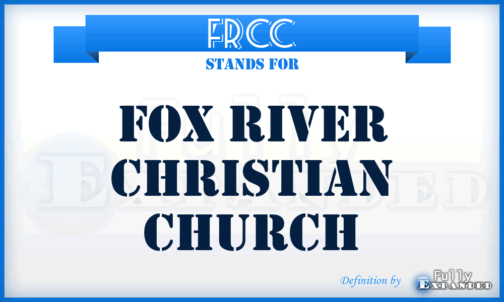 FRCC - Fox River Christian Church