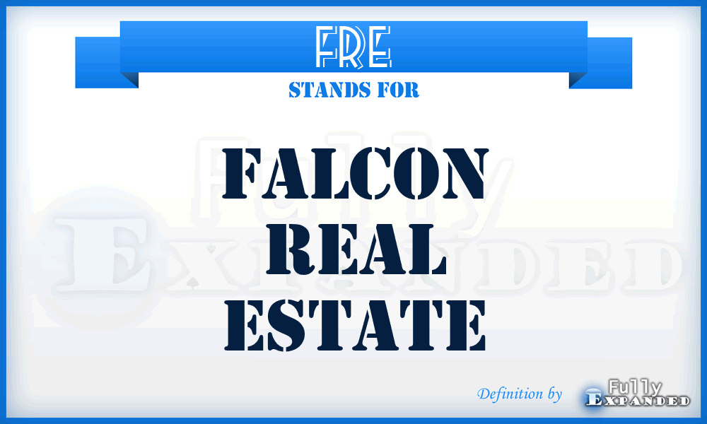 FRE - Falcon Real Estate