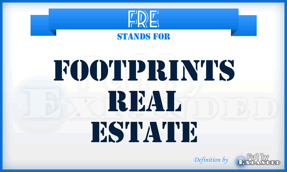 FRE - Footprints Real Estate