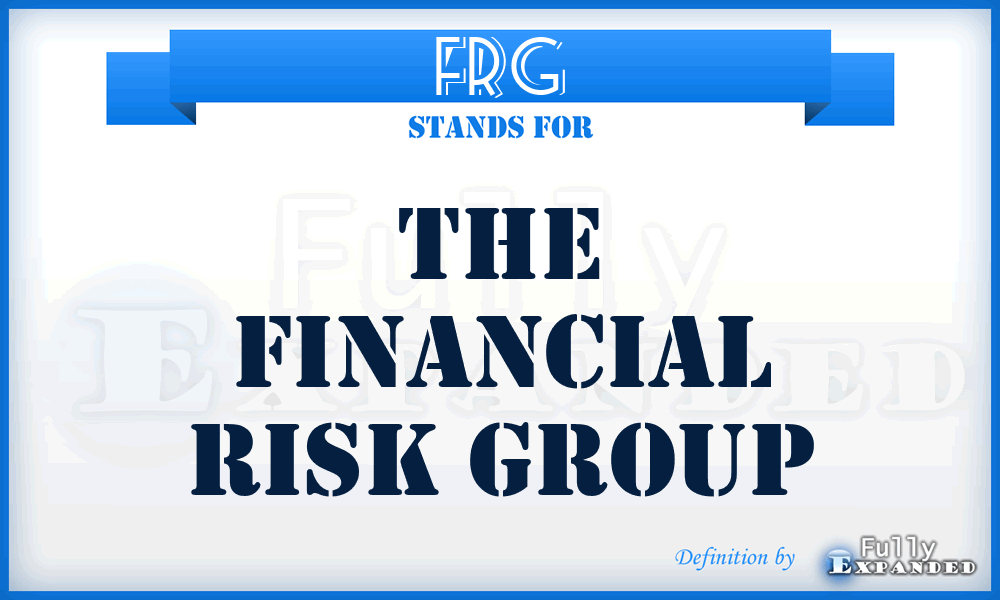 FRG - The Financial Risk Group