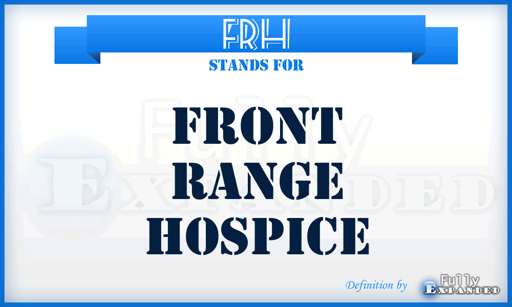 FRH - Front Range Hospice