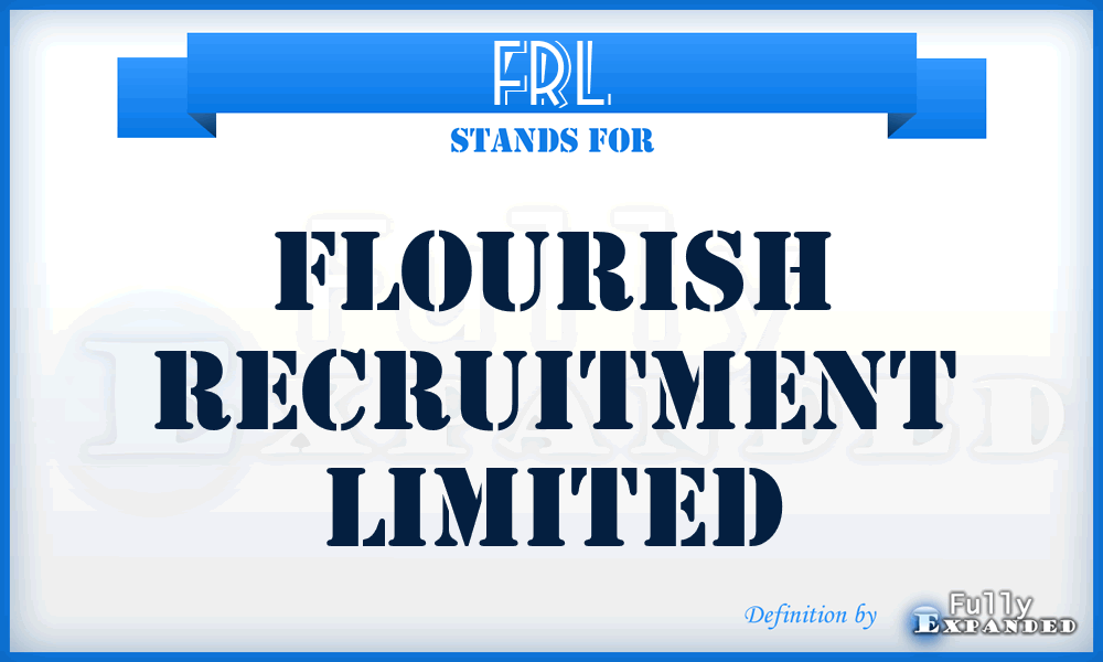 FRL - Flourish Recruitment Limited