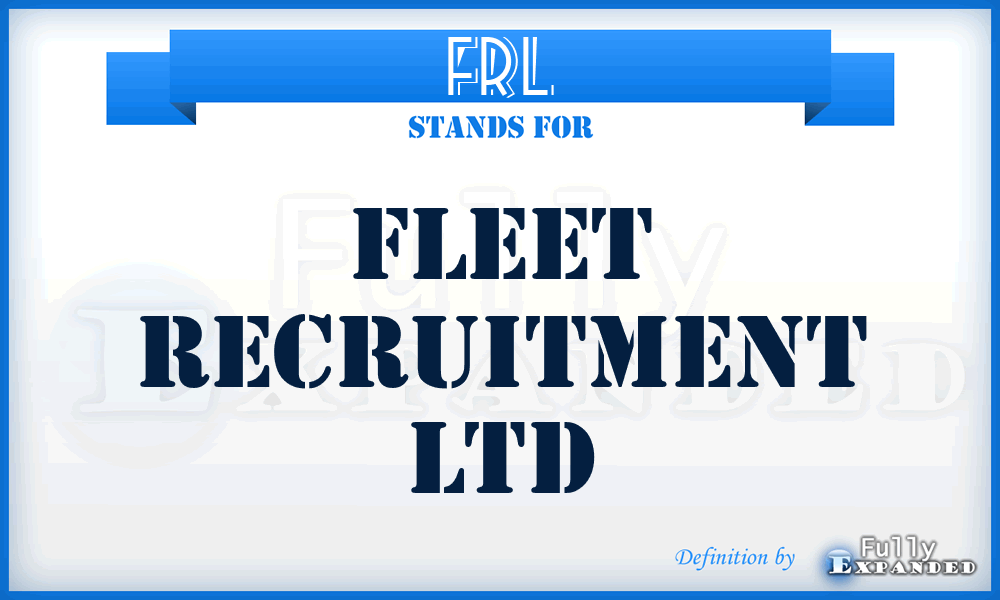 FRL - Fleet Recruitment Ltd