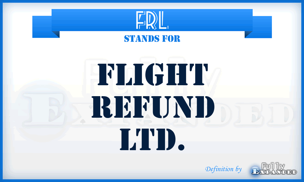 FRL - Flight Refund Ltd.