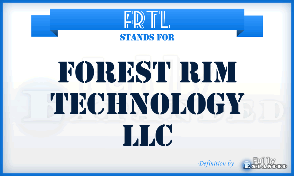 FRTL - Forest Rim Technology LLC