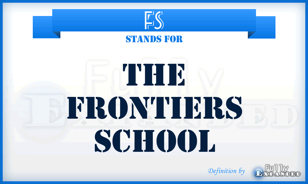 FS - The Frontiers School