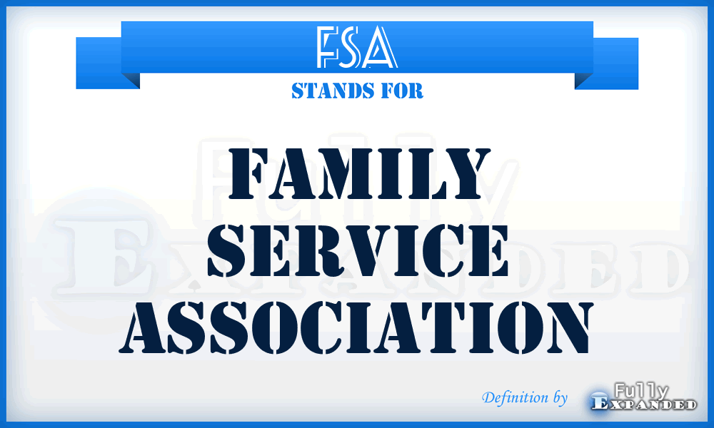 FSA - Family Service Association