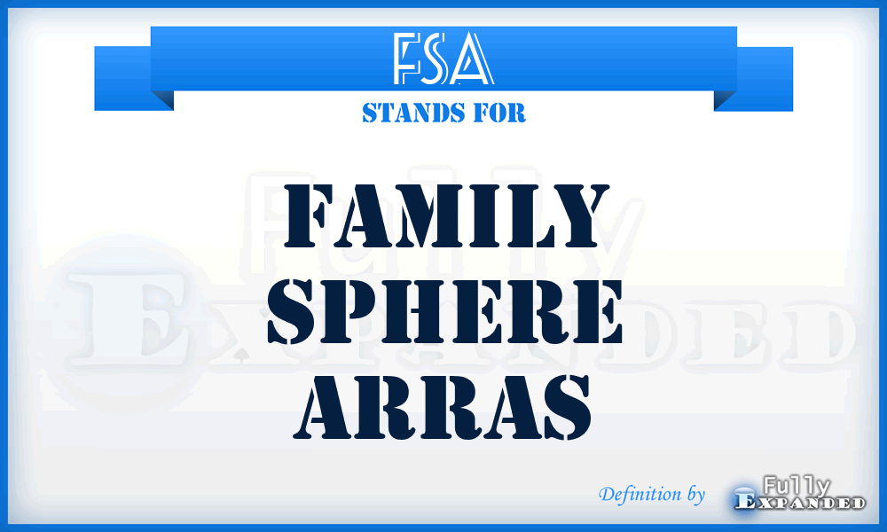 FSA - Family Sphere Arras