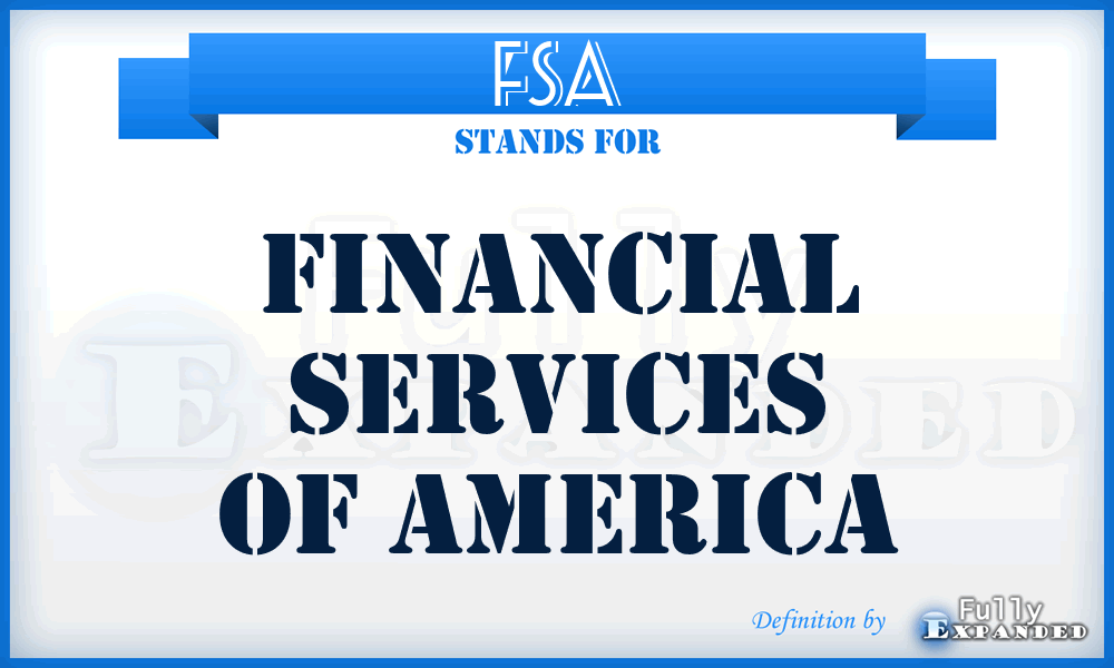 FSA - Financial Services of America