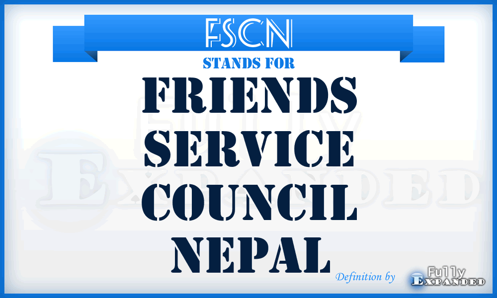 FSCN - Friends Service Council Nepal