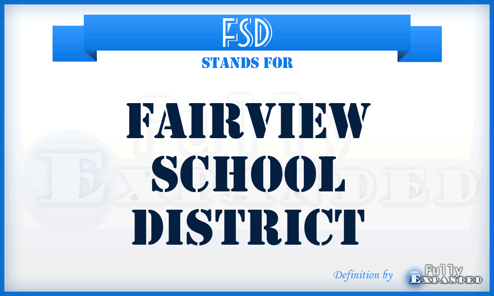 FSD - Fairview School District