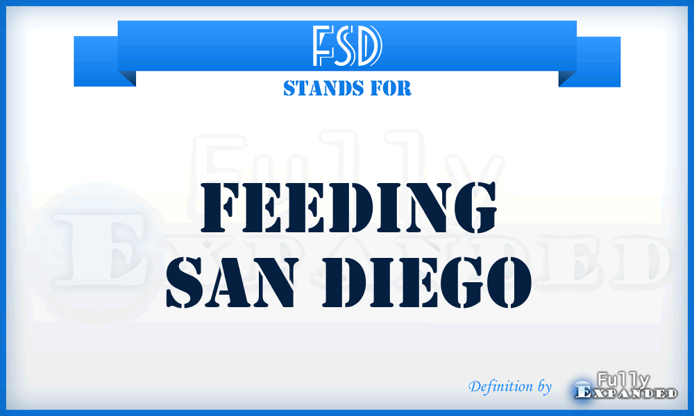 FSD - Feeding San Diego
