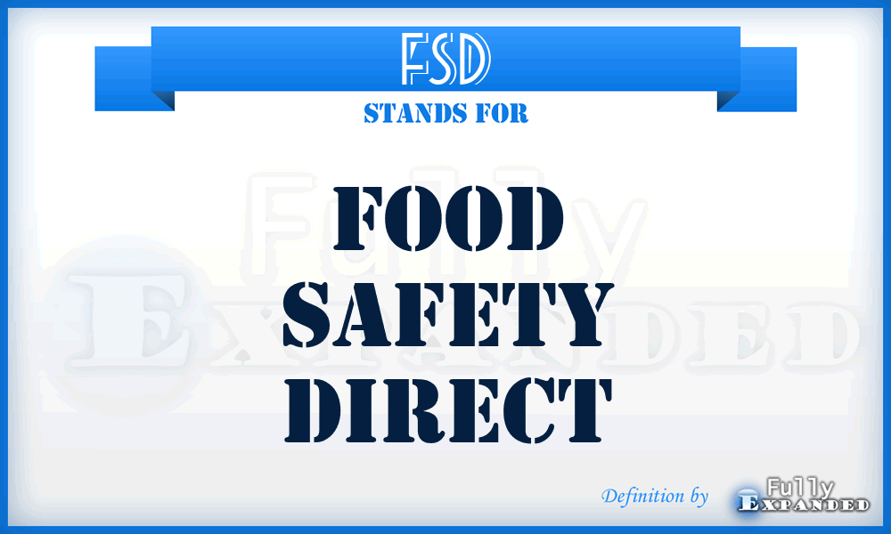 FSD - Food Safety Direct