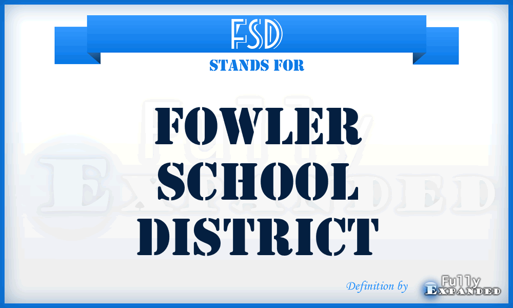 FSD - Fowler School District