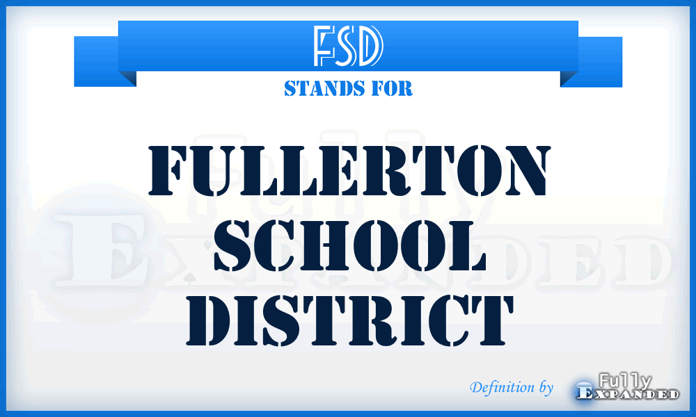 FSD - Fullerton School District