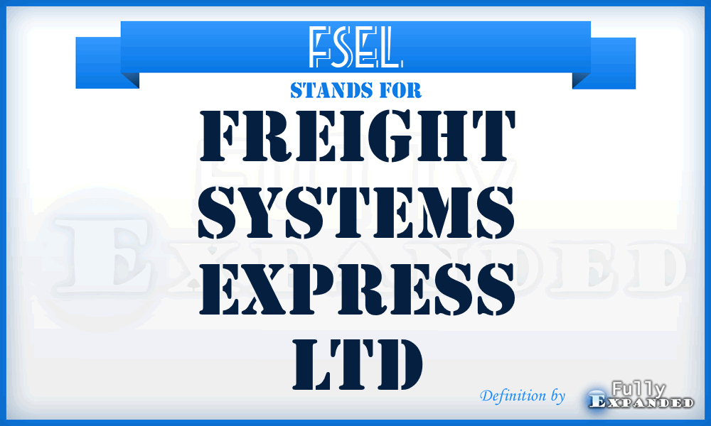 FSEL - Freight Systems Express Ltd