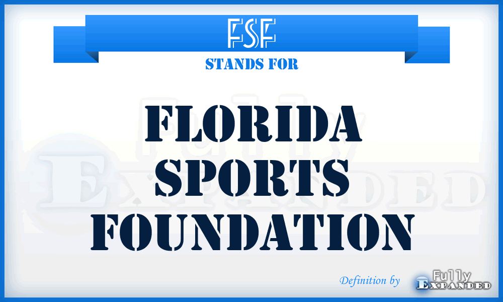 FSF - Florida Sports Foundation