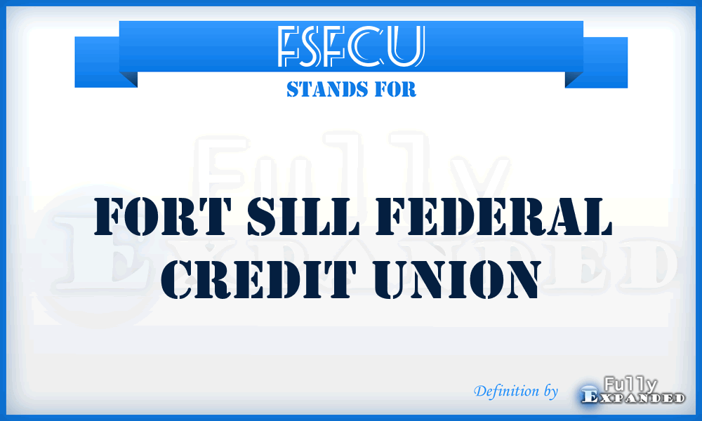 FSFCU - Fort Sill Federal Credit Union