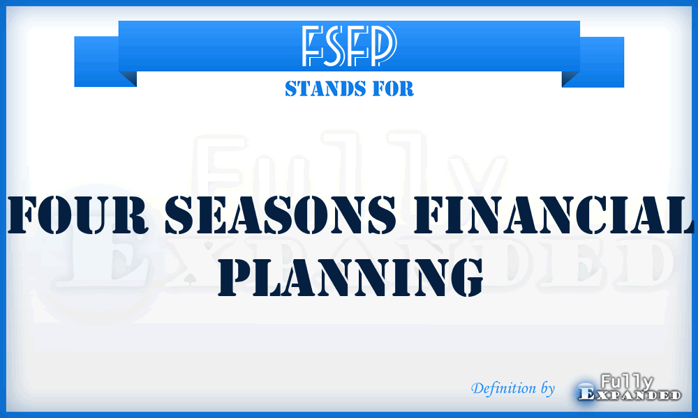 FSFP - Four Seasons Financial Planning
