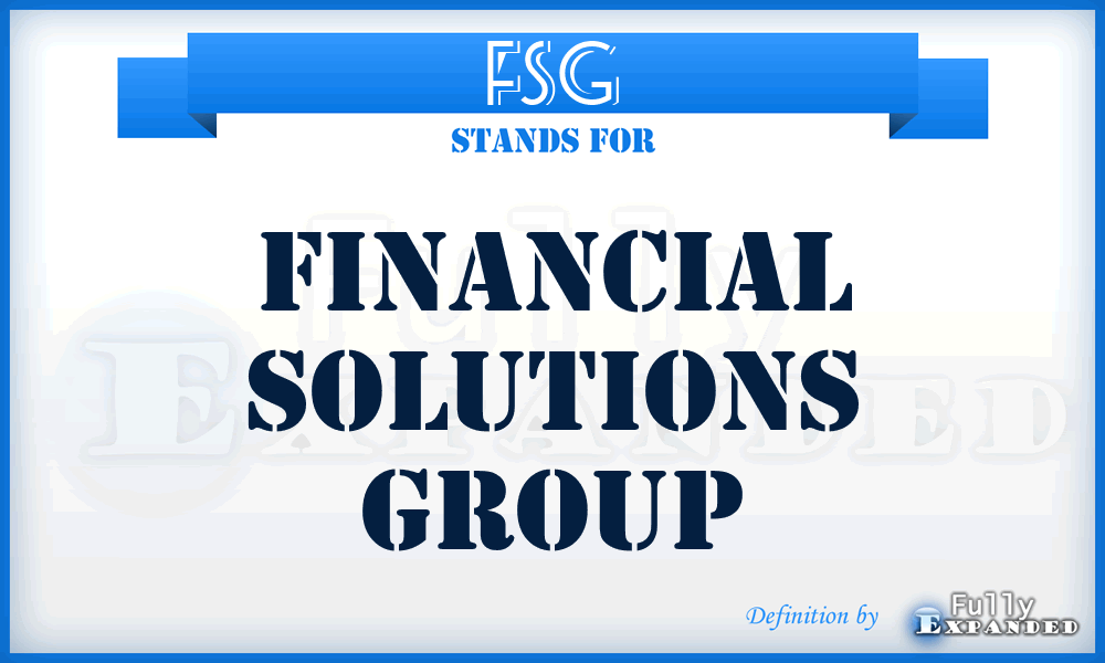 FSG - Financial Solutions Group