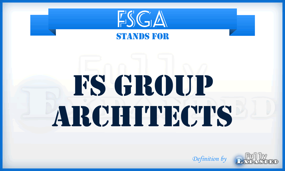 FSGA - FS Group Architects