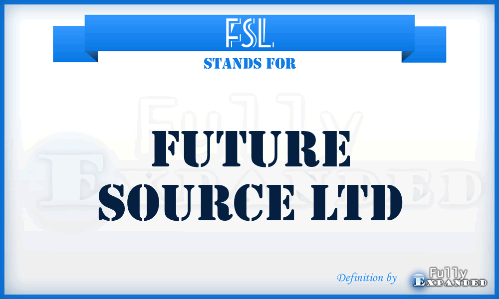 FSL - Future Source Ltd