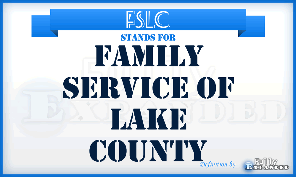 FSLC - Family Service of Lake County
