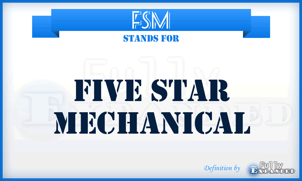 FSM - Five Star Mechanical