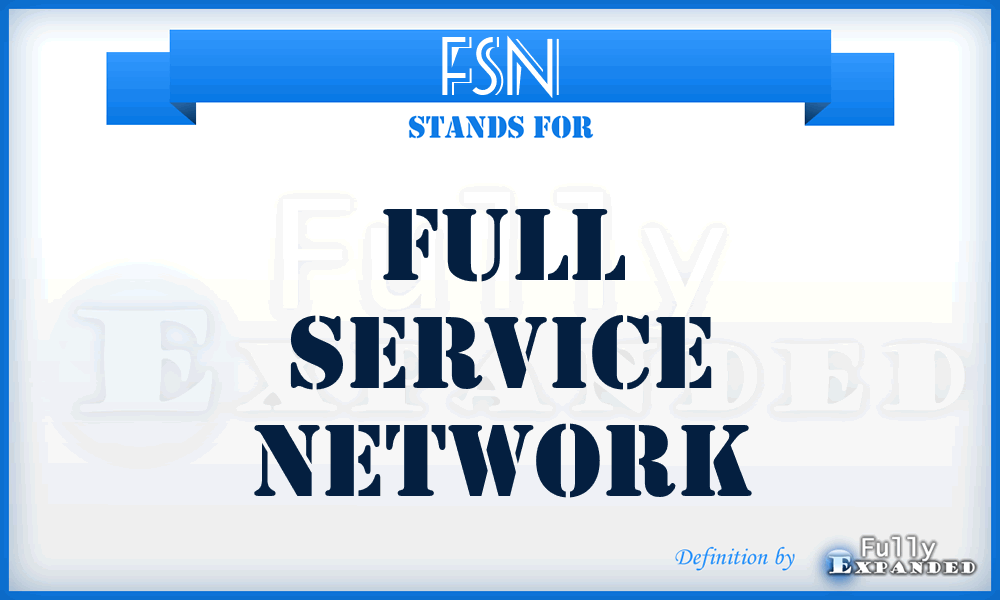 FSN - Full Service Network